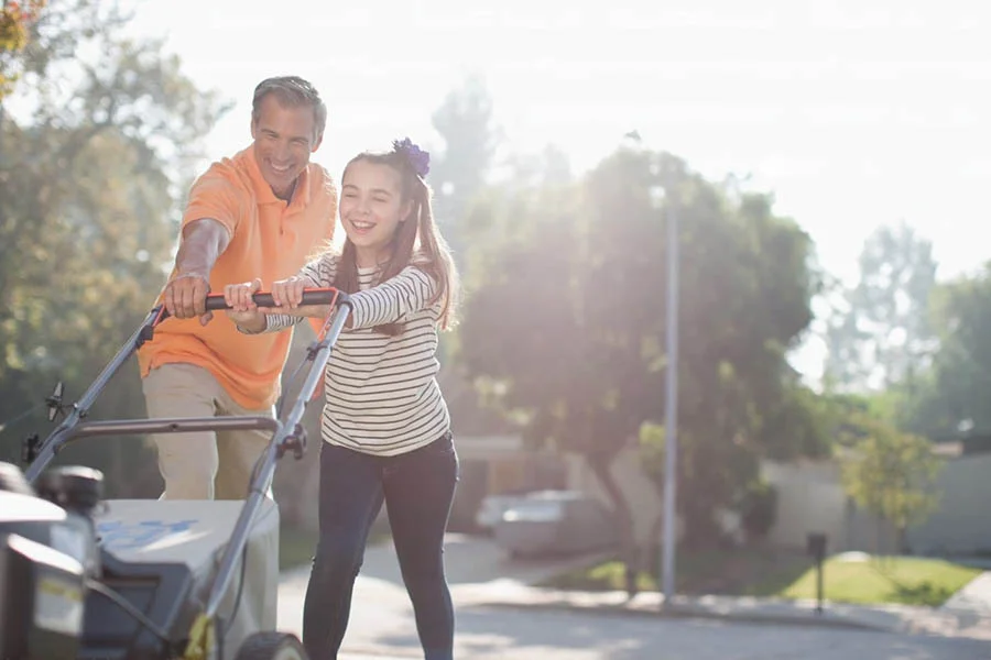 shop electric lawn mowers